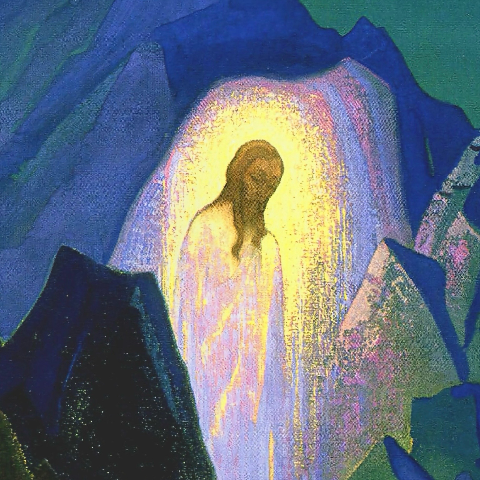 Nicholas Roerich, Christ in the Desert (1933)